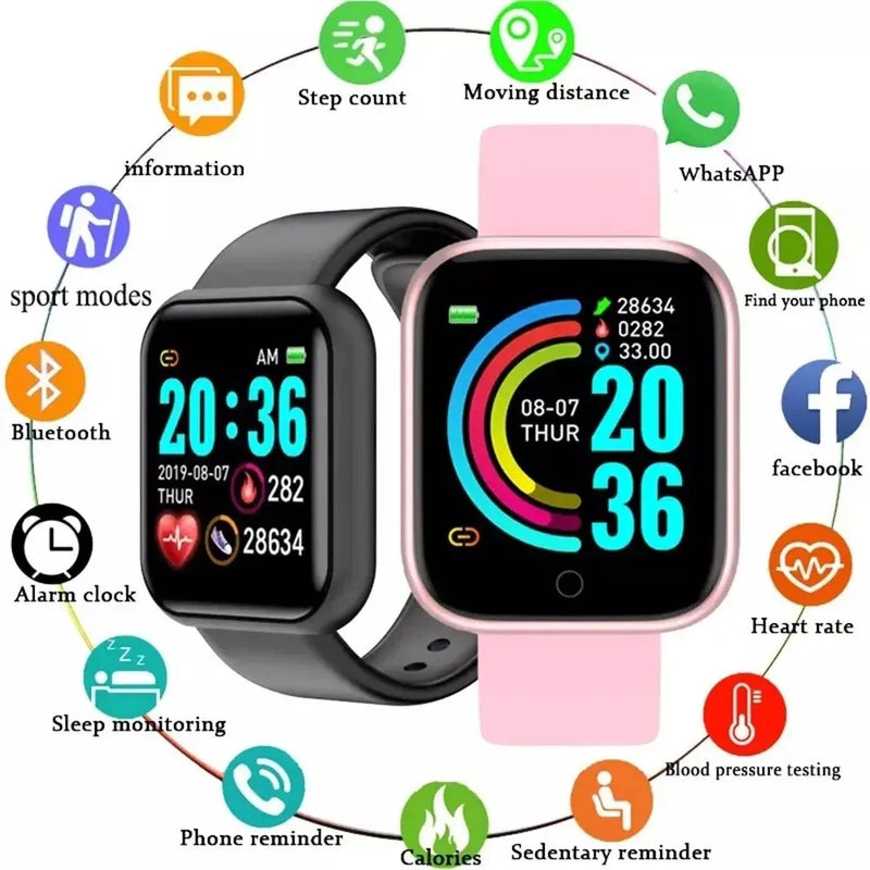 Smart Watch - Maculino e Feminino - Bluetooth - conexão Android e Iphone!